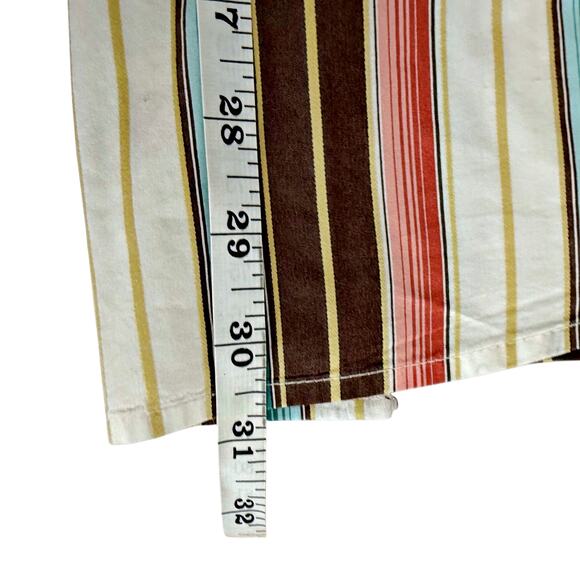 Tommy Bahama Cabana Lanes Brew Stripe Silk Blend L/S Button Down Shirt LARGE - Picture 8 of 8